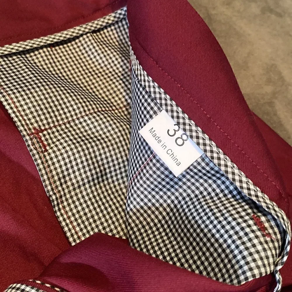 Men’s 2 Piece One Button Single Breasted Suit Size 42 Jacket 38 Pants NWOT